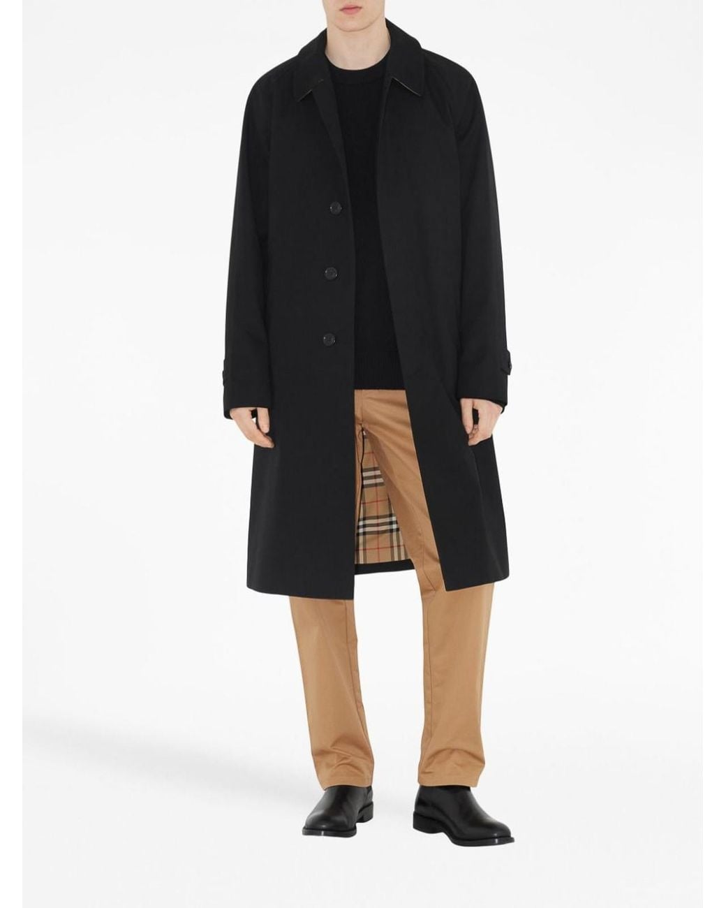 Burberry Natural Embroidered Ekd Cargo Trousers for men