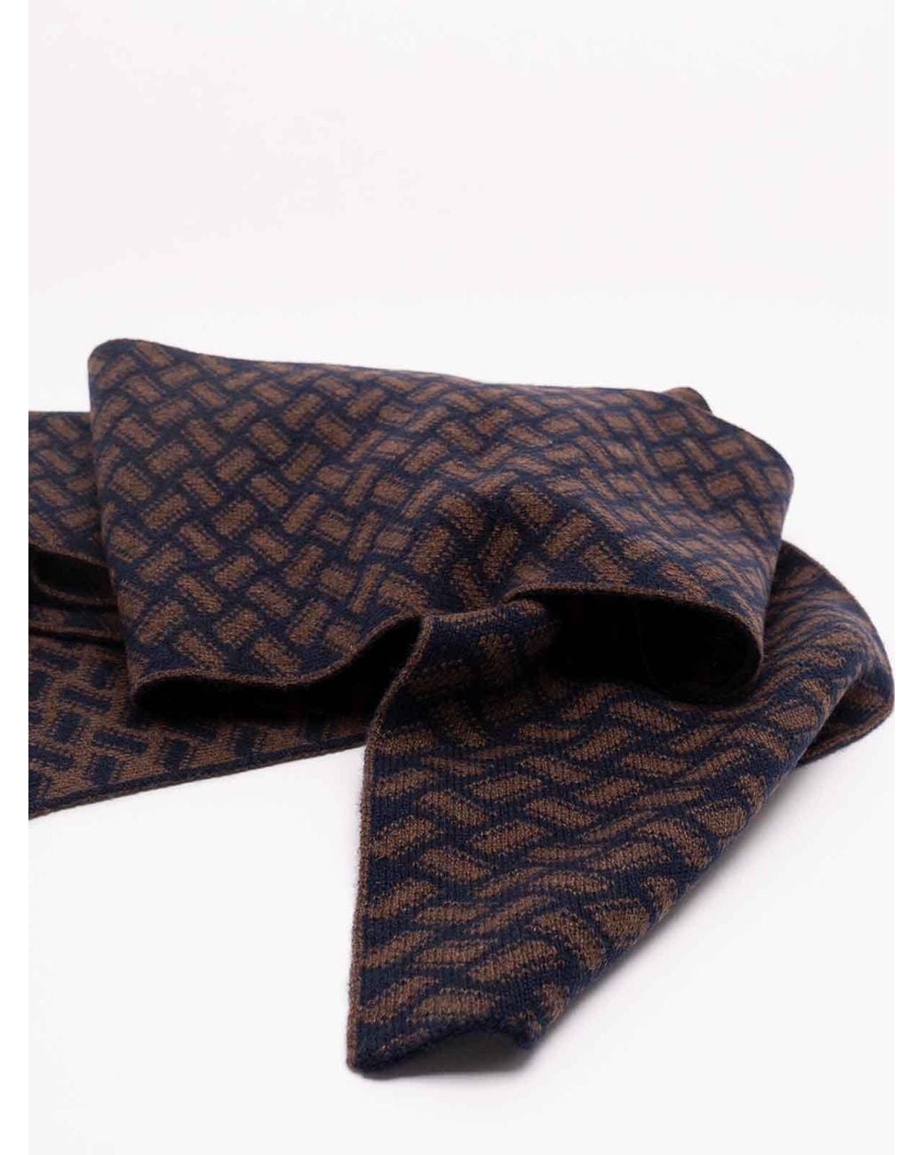 Drumohr Brown 'Biscottino' Scarf for men