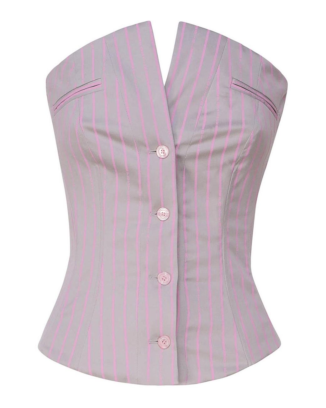 POSTER GIRL Purple Court Corset Top