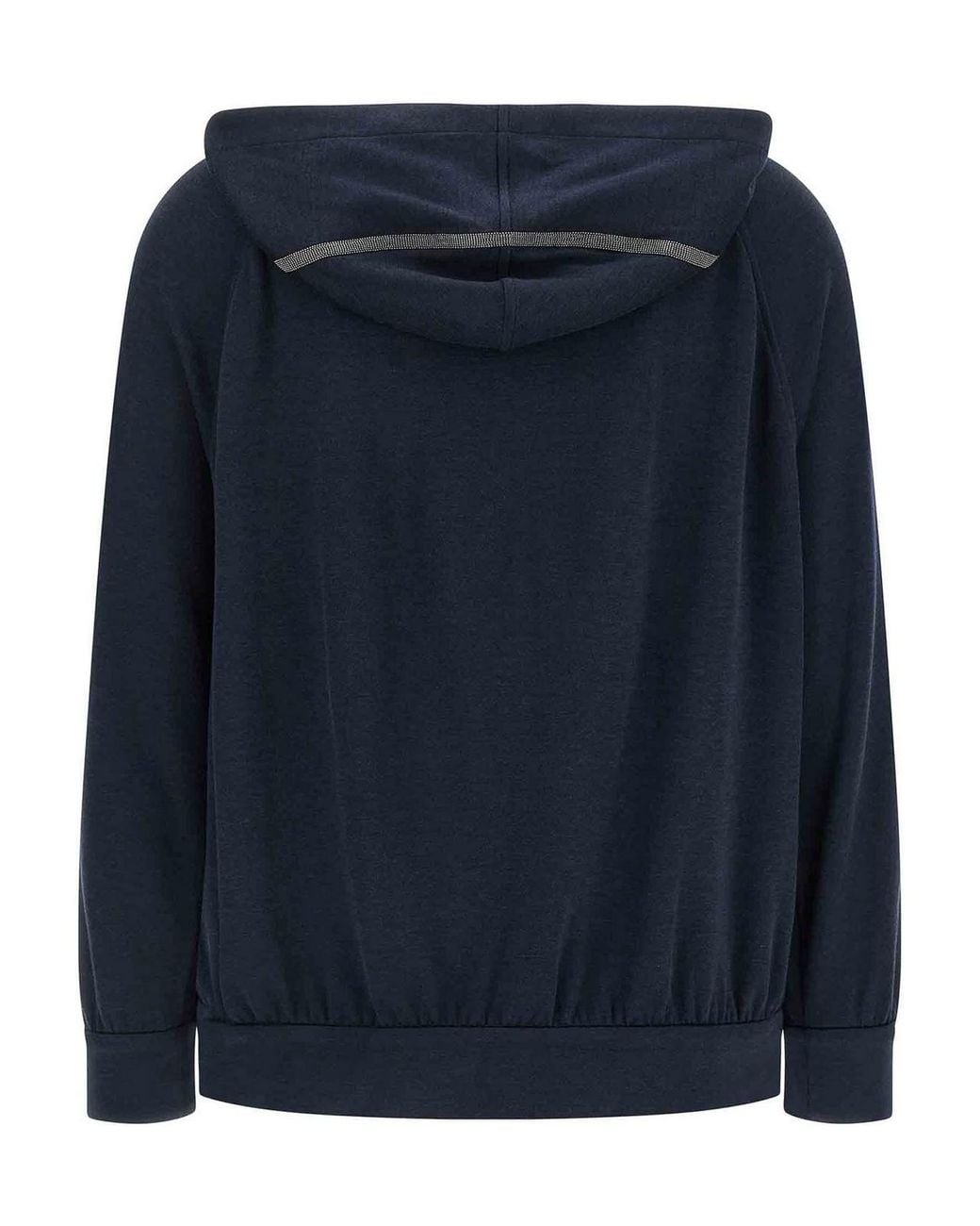 Brunello Cucinelli Blue Monile Hoodie