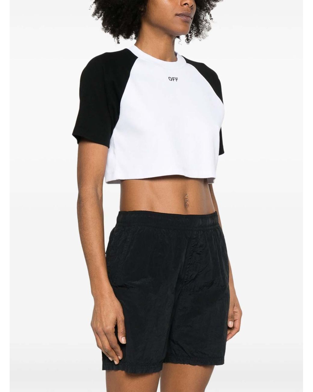 Tシャツ・カットソー Off-White FW19 CROPPED SWEATER (OWHE013_E19B700734125) Off-White – THAHAB US