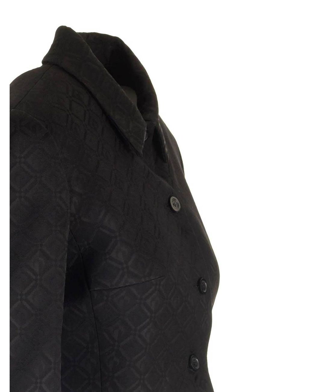MARINE SERRE Black Jacquard Jacket