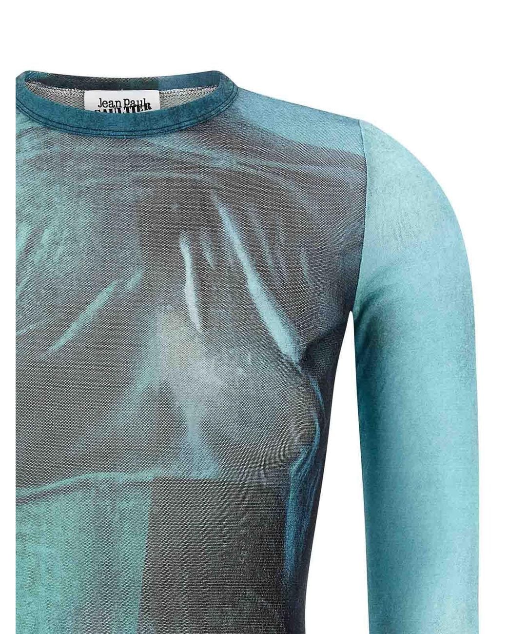 Jean Paul Gaultier Blue Top