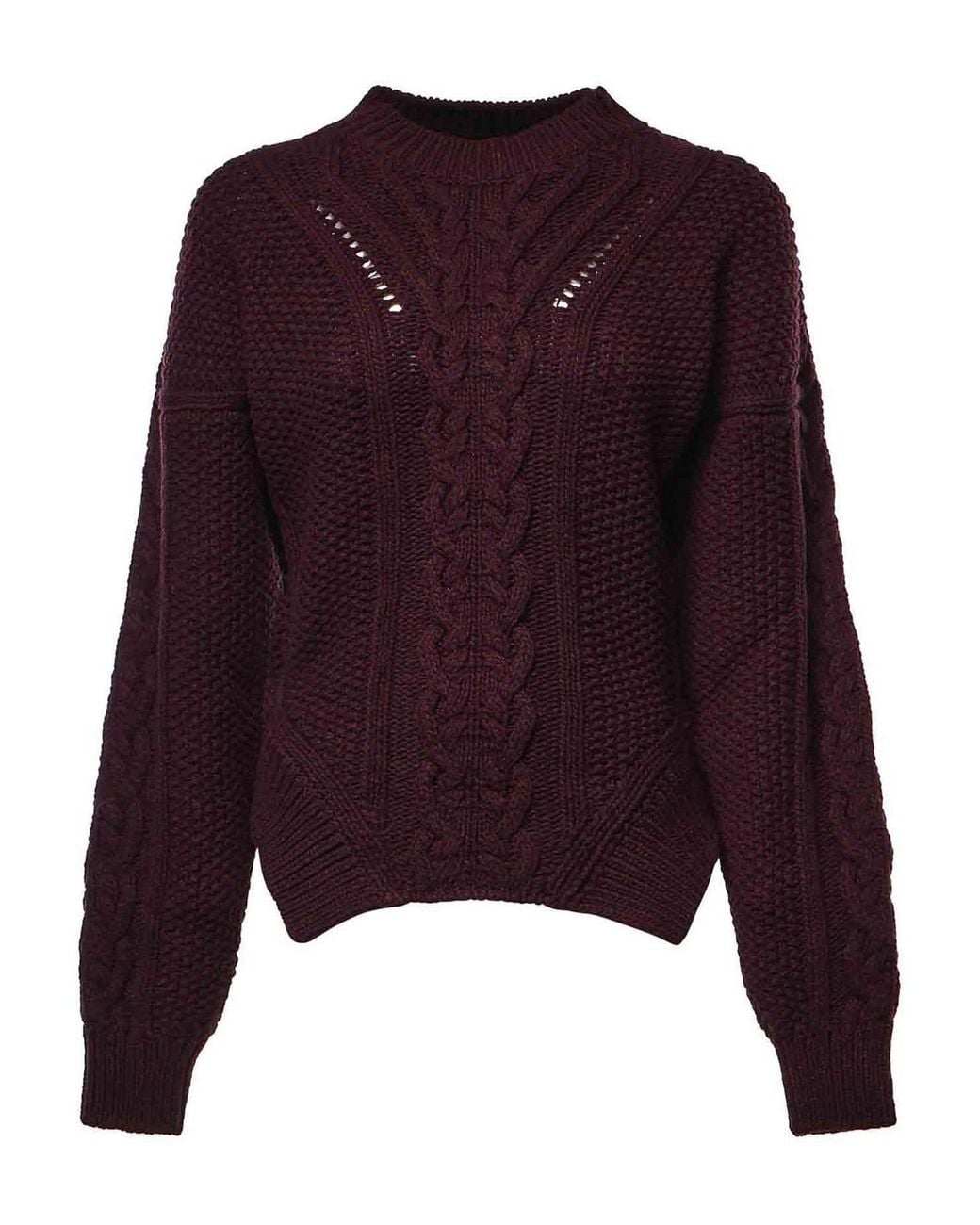 Dondup Purple Wool Sweater