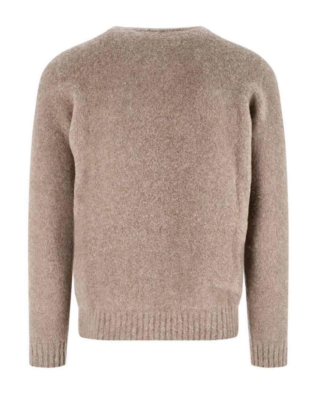 Drumohr Natural Wool Sweater for men
