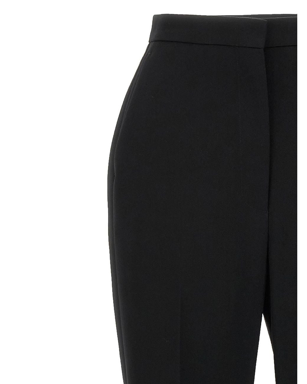Givenchy Black Satin Band Pants