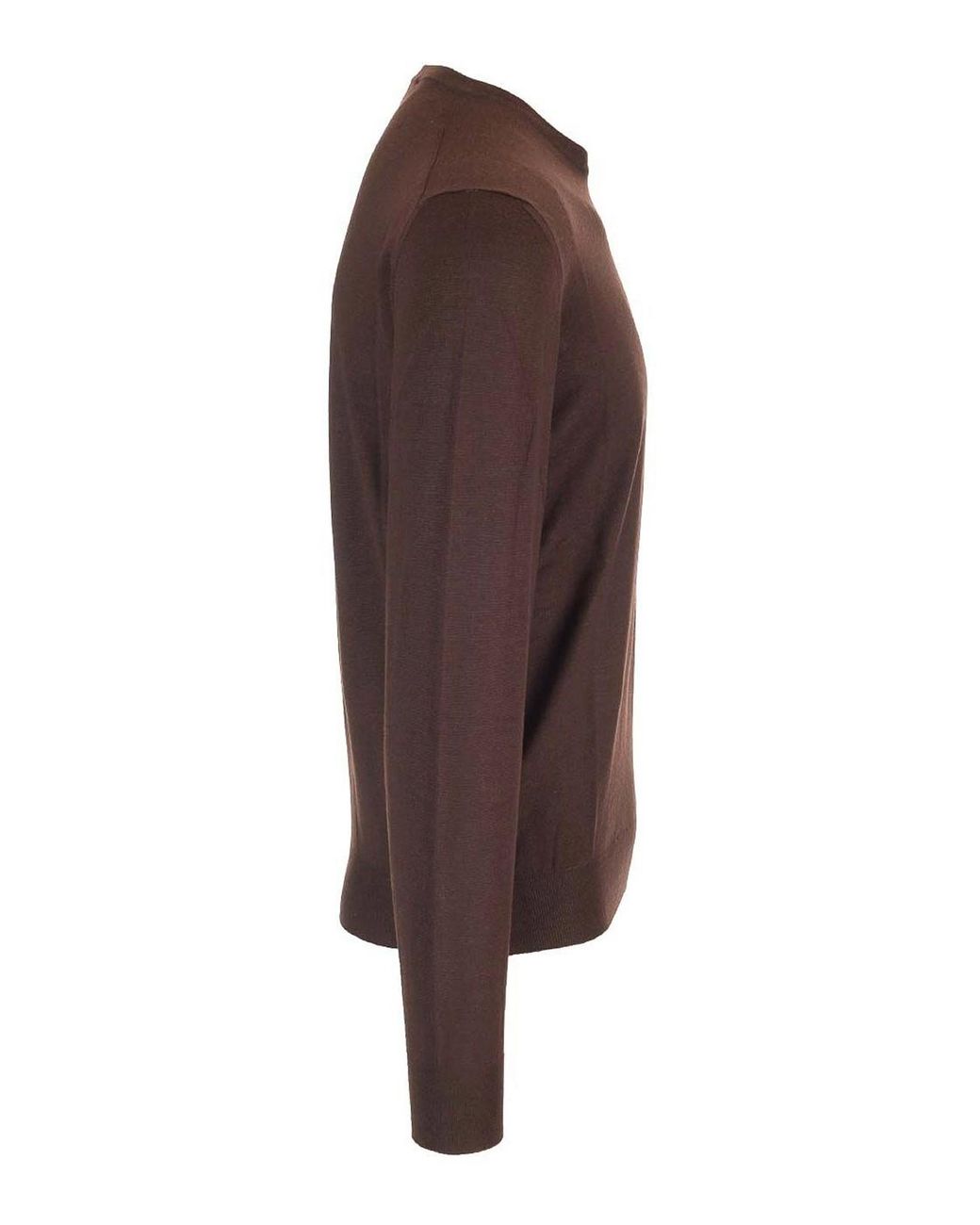 Mauro Ottaviani Brown Crewneck Sweater for men