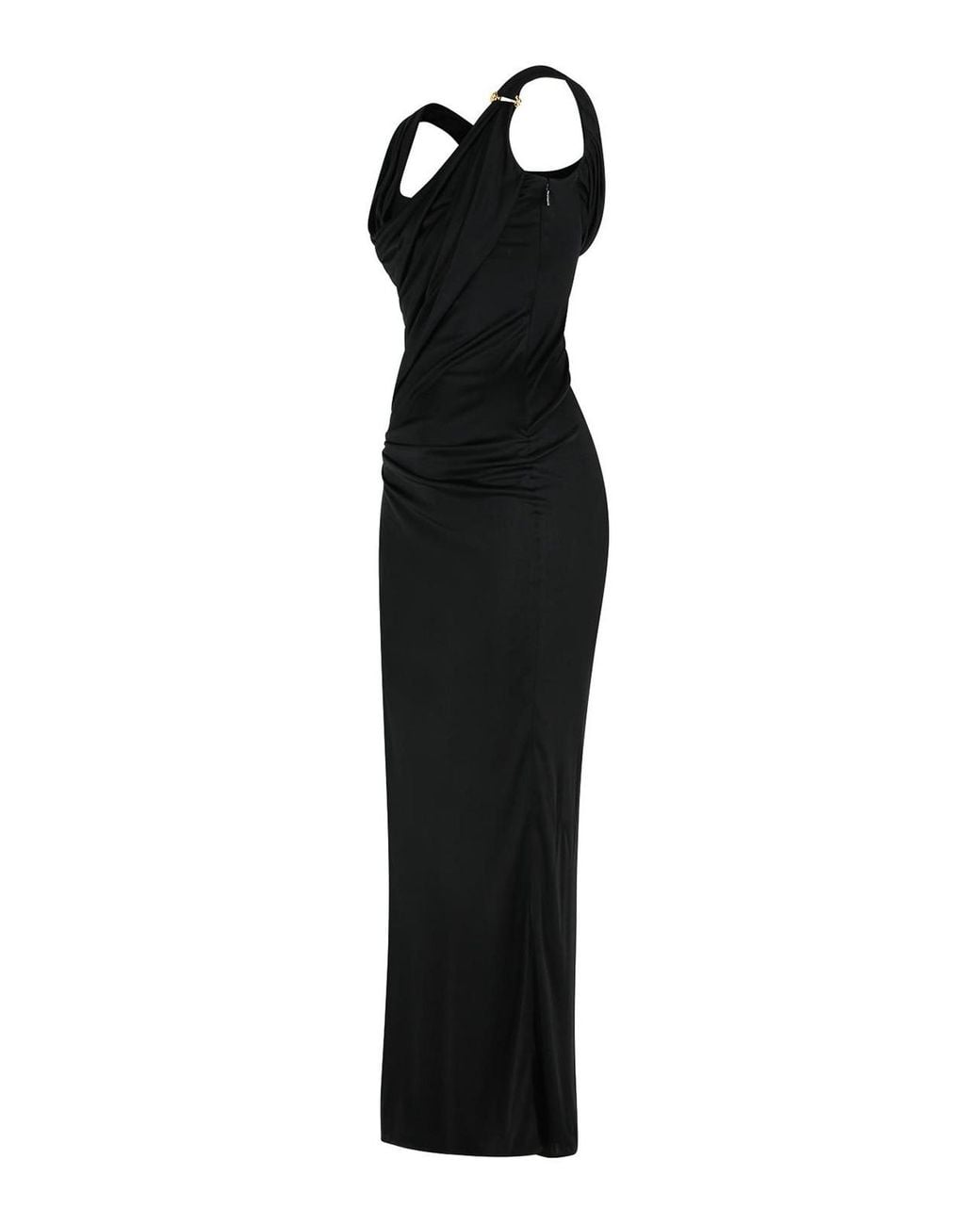 Versace Black Viscose Dress