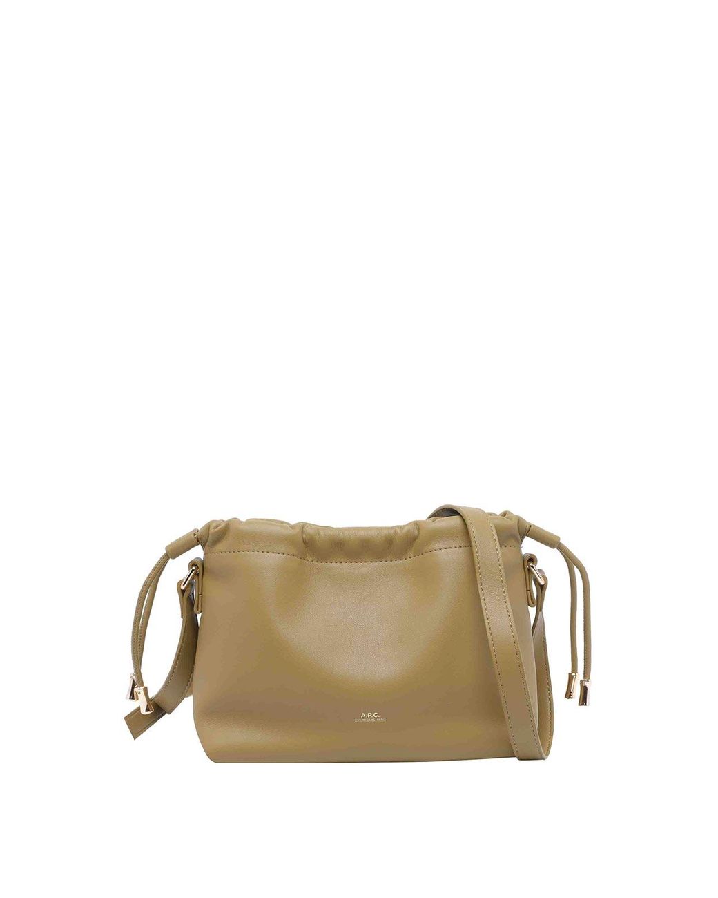 A.P.C. Green Mini Ninon Bucket Bag