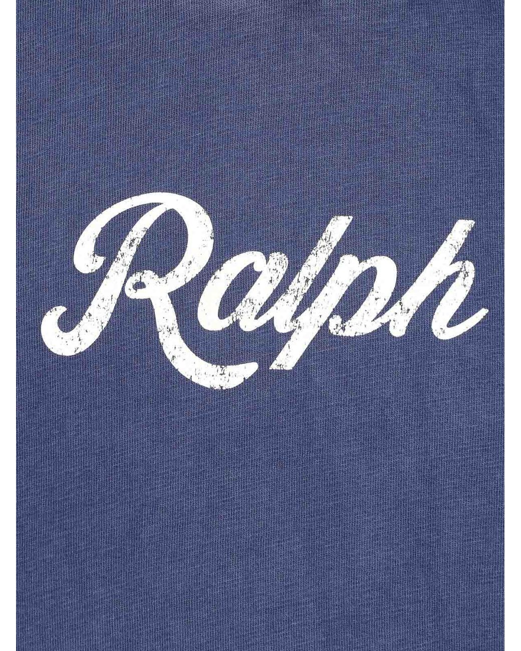 Polo Ralph Lauren Blue Logo Hoodie for men