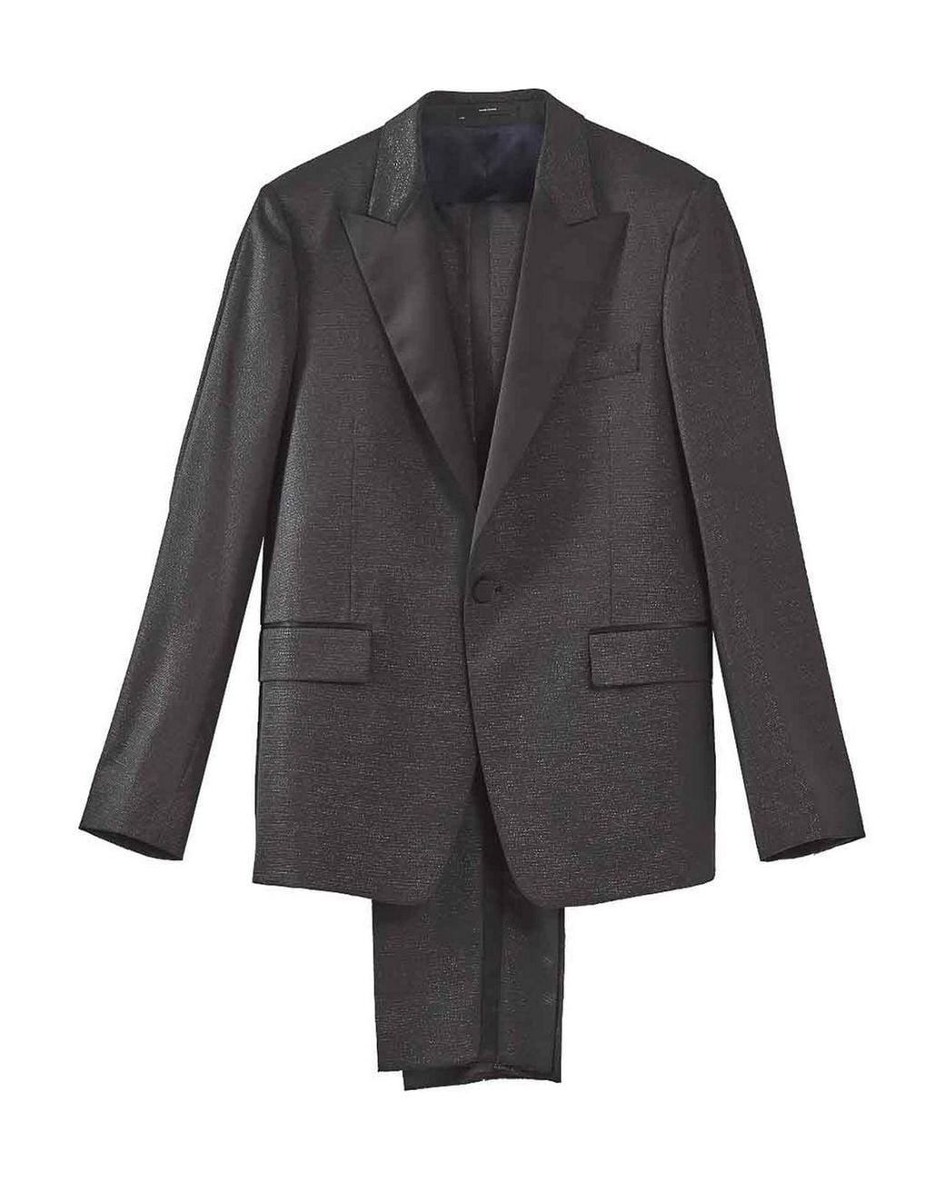 Paul Smith Gray Evening Suit 1 Button for men