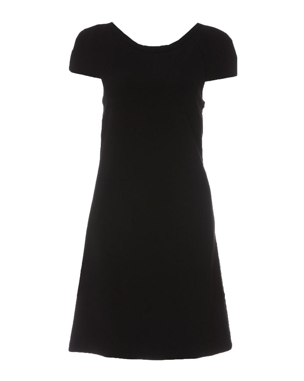 Moschino Black Smiley Hook Closure Mini Dress