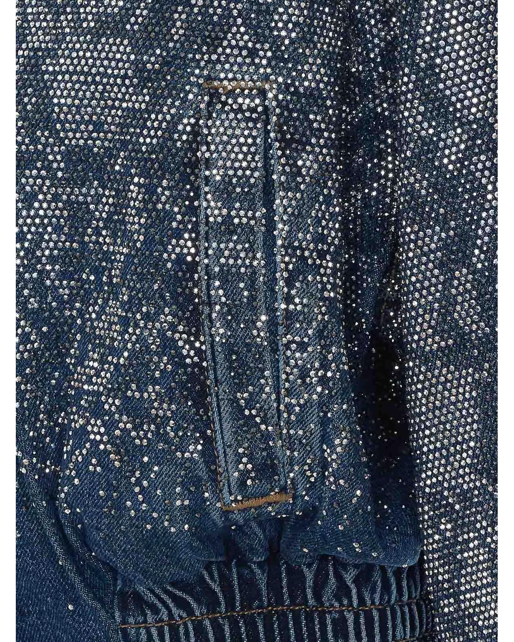 Liu Jo Blue Padded Bomber