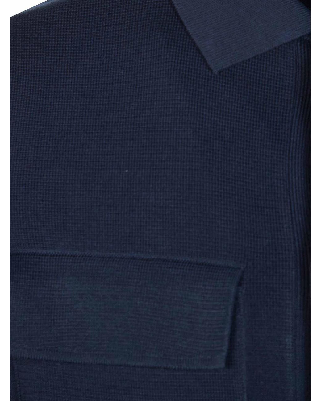 FILIPPO DE LAURENTIIS Blue Jacket Shirt for men