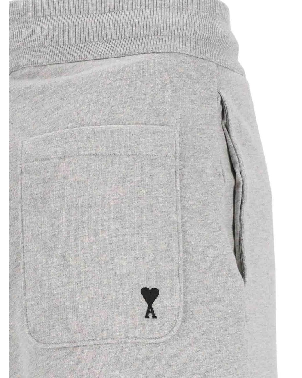 AMI Gray Ami Tracksuit Pants