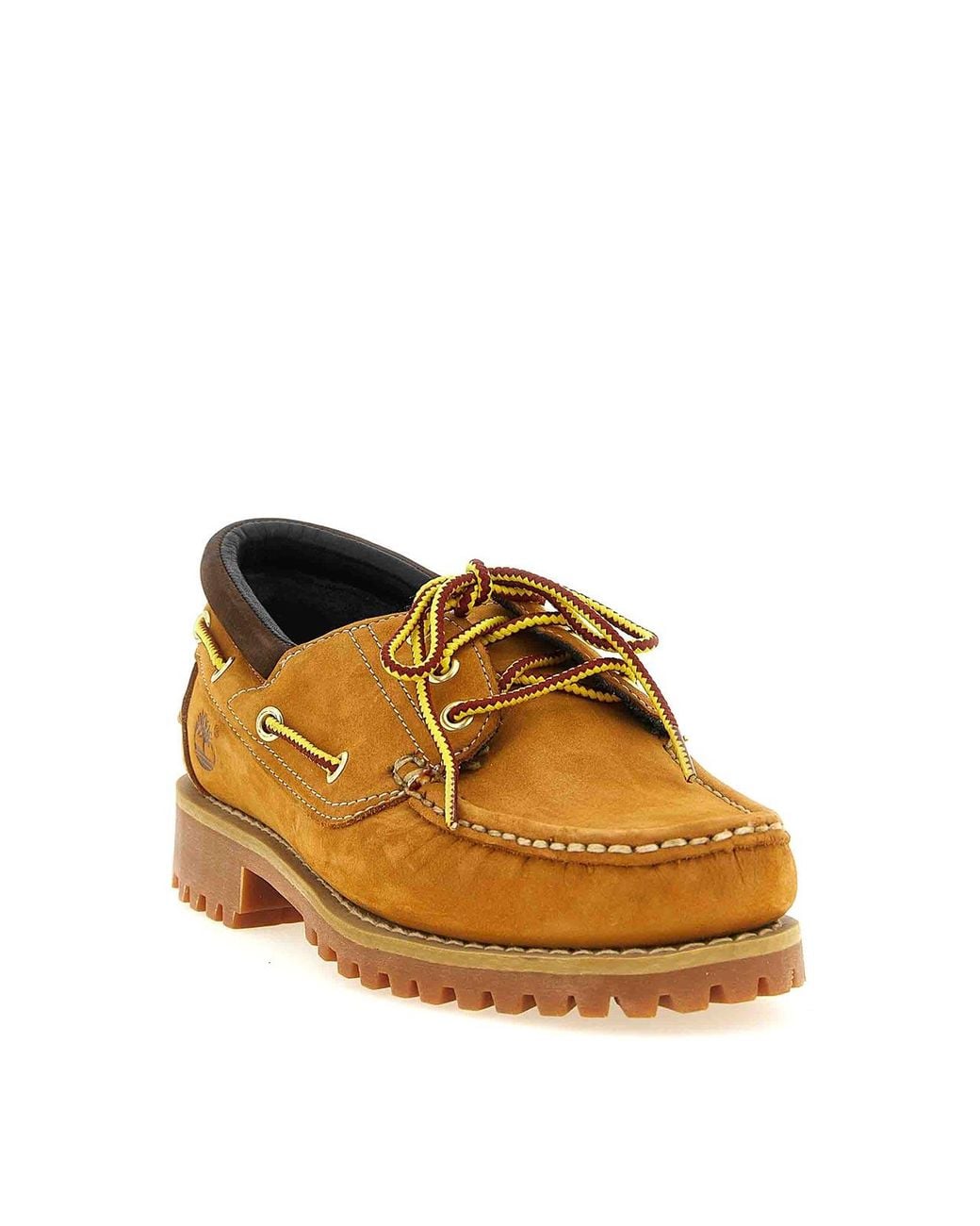 Timberland Brown '® 3-eye Lug' Boat Shoe for men