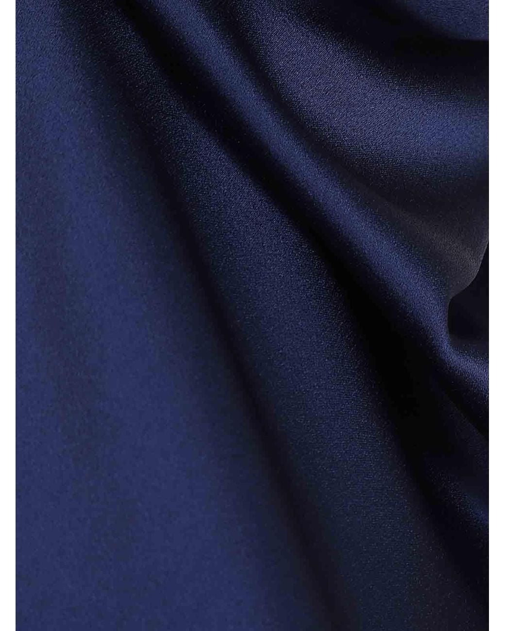 Stella McCartney Blue Satin Halterneck Top