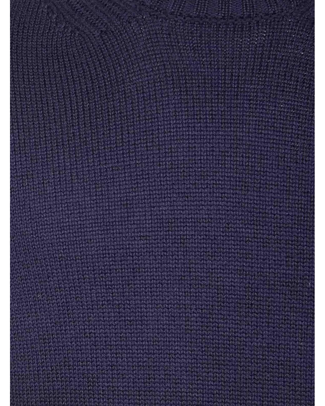 Dondup Blue Dolcevita Turtle Neck Sweater for men