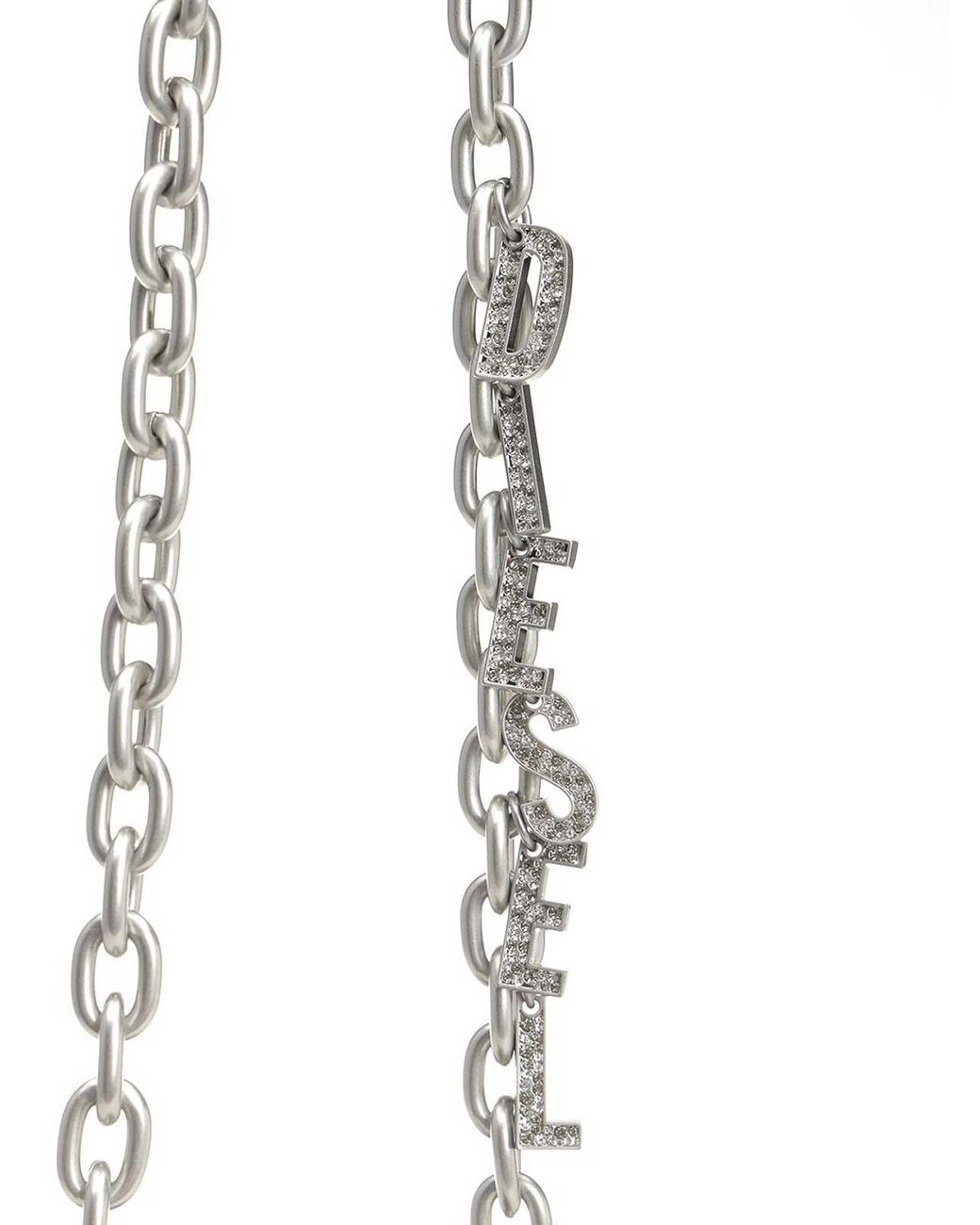 DIESEL Gray Charm-D S-Bucket Bag