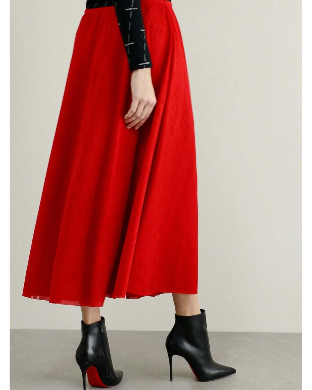 Balenciaga Red Stretch-Rock