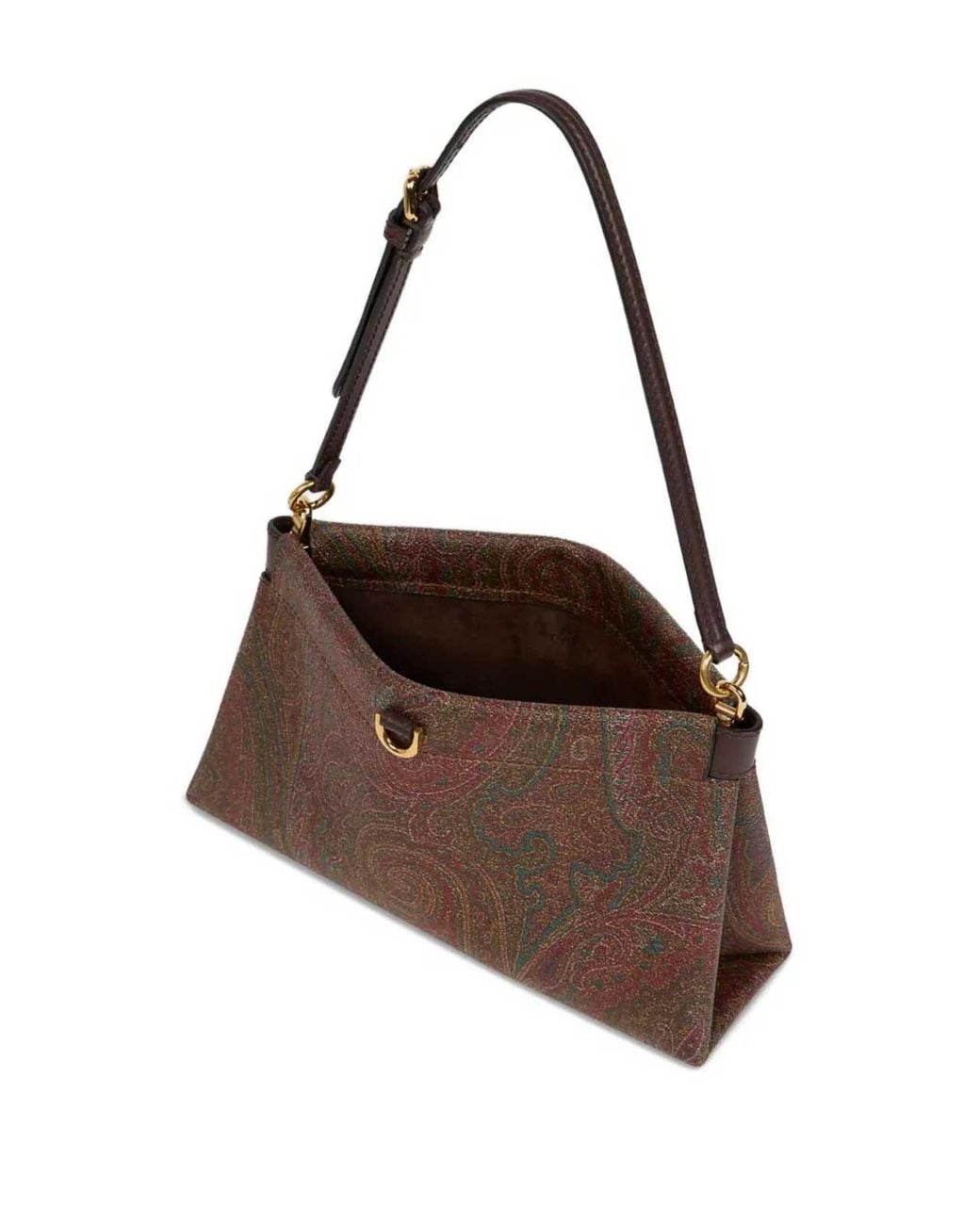 Etro Brown Clutch Talk Xs Arnica Bag