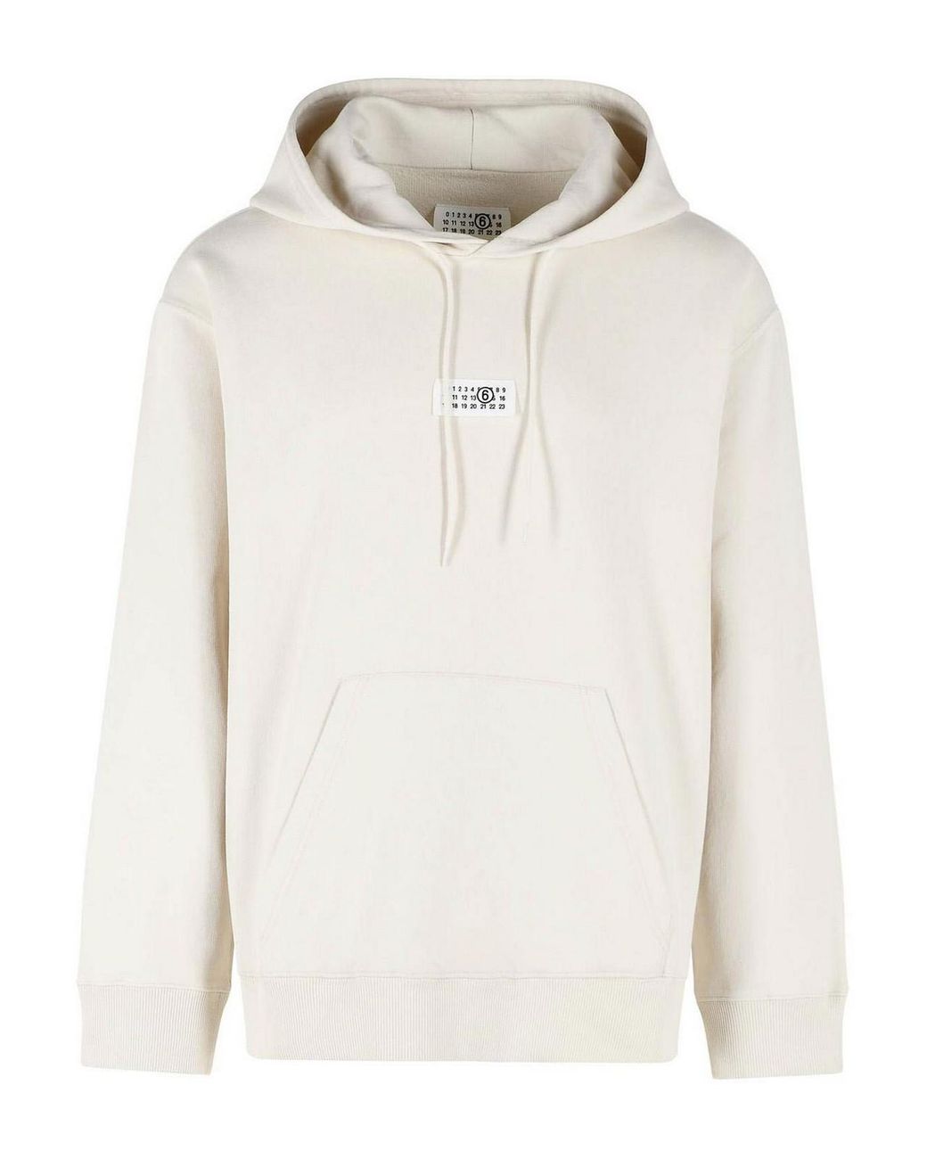 MM6 by Maison Margiela White Cotton Sweatshirt for men