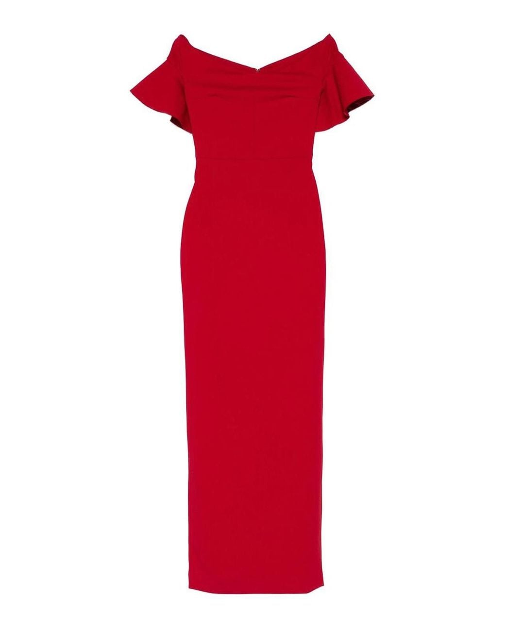 Solace London Red Evening Dress