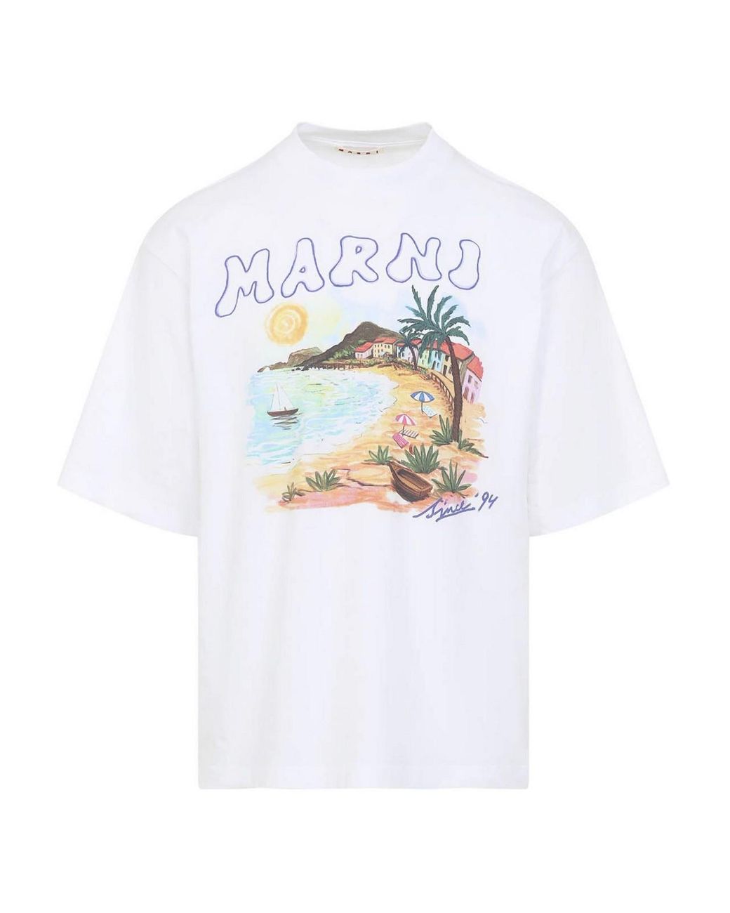 Marni White T-Shirt for men