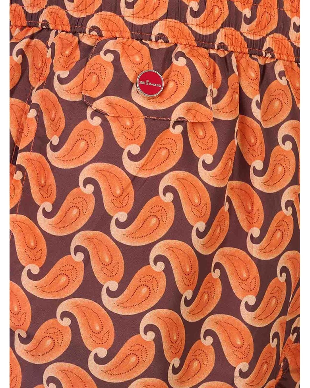 Boxers De Baño Kiton de hombre de color Orange