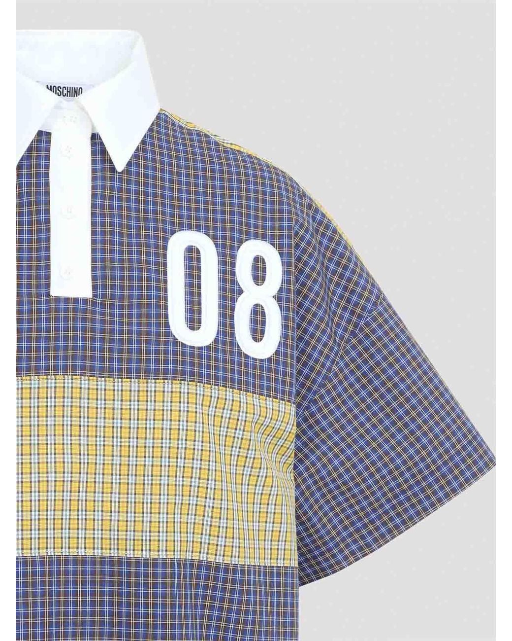 Moschino Blue Polo Shirt