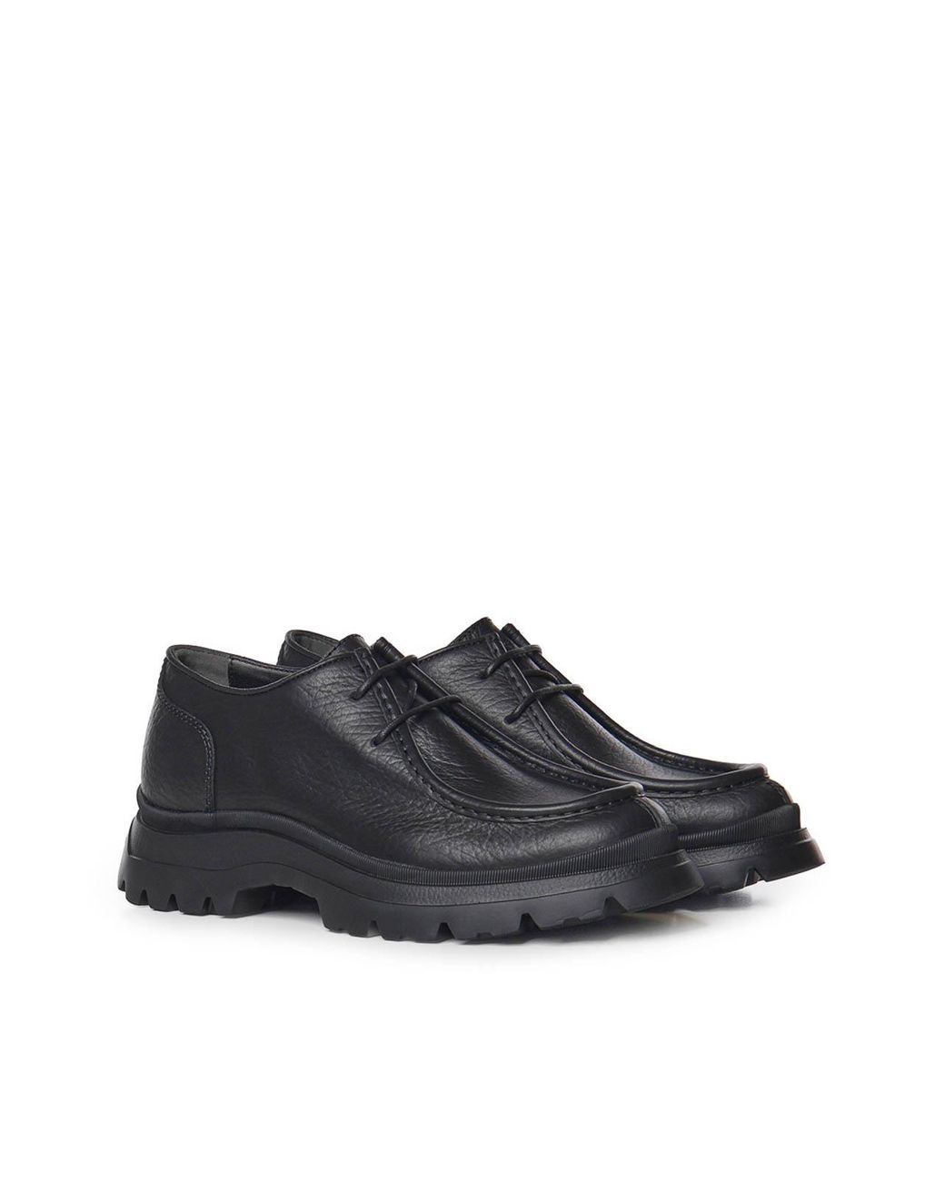 Hogan Black Leather Lace-Ups for men