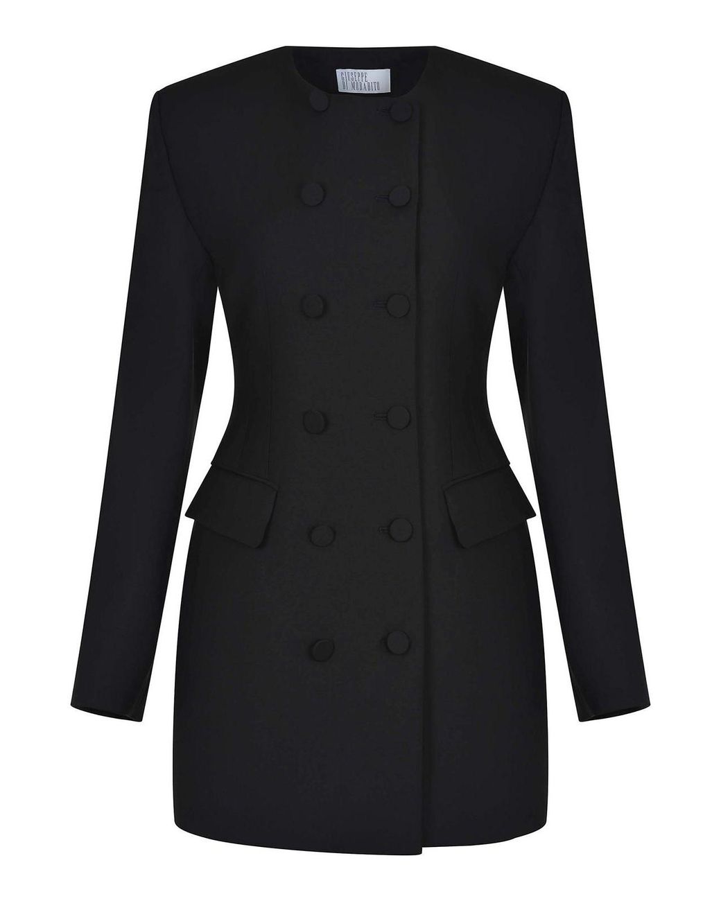 GIUSEPPE DI MORABITO Black Jacket Made Of Wool