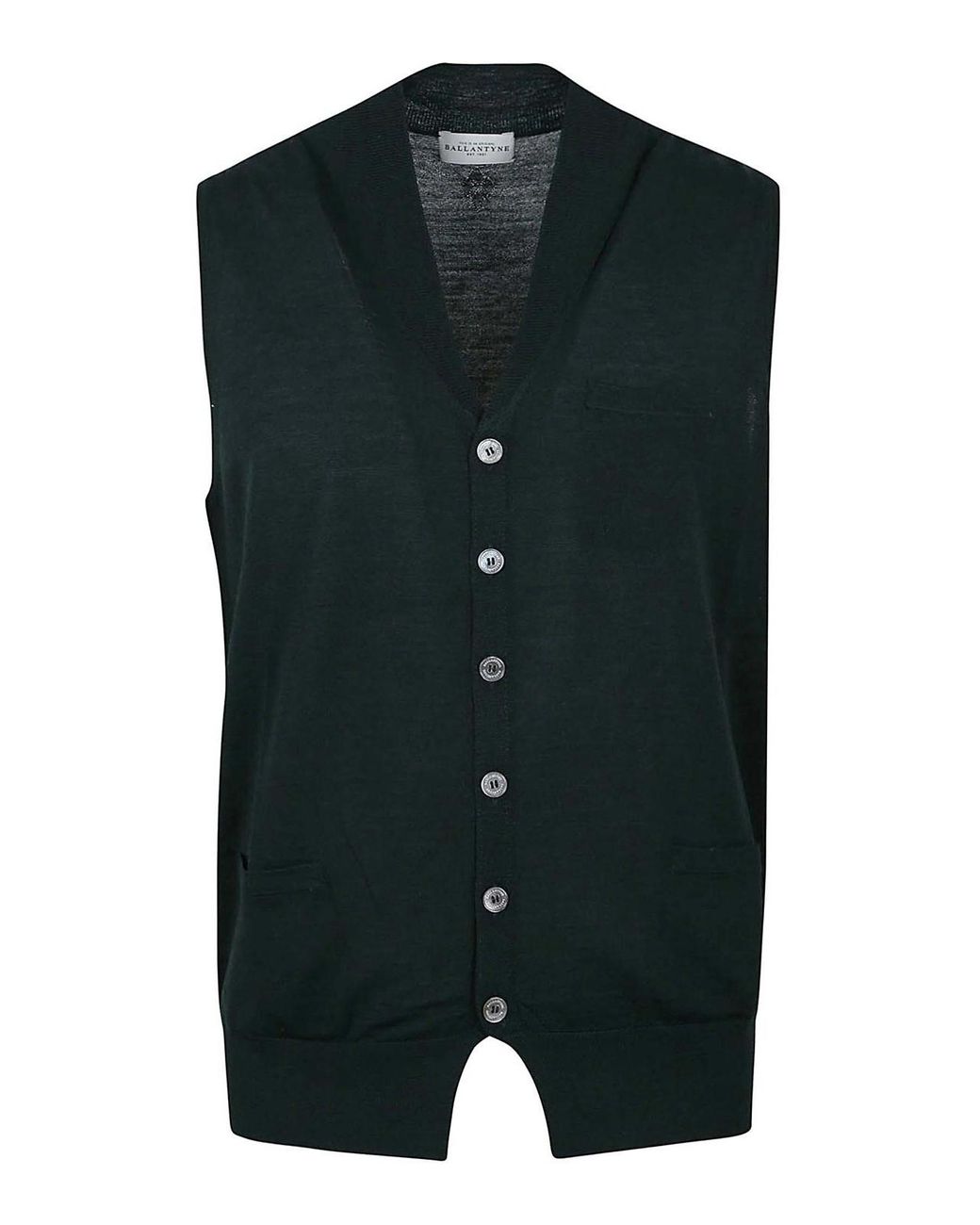 Ballantyne Green V Neck Gilet for men