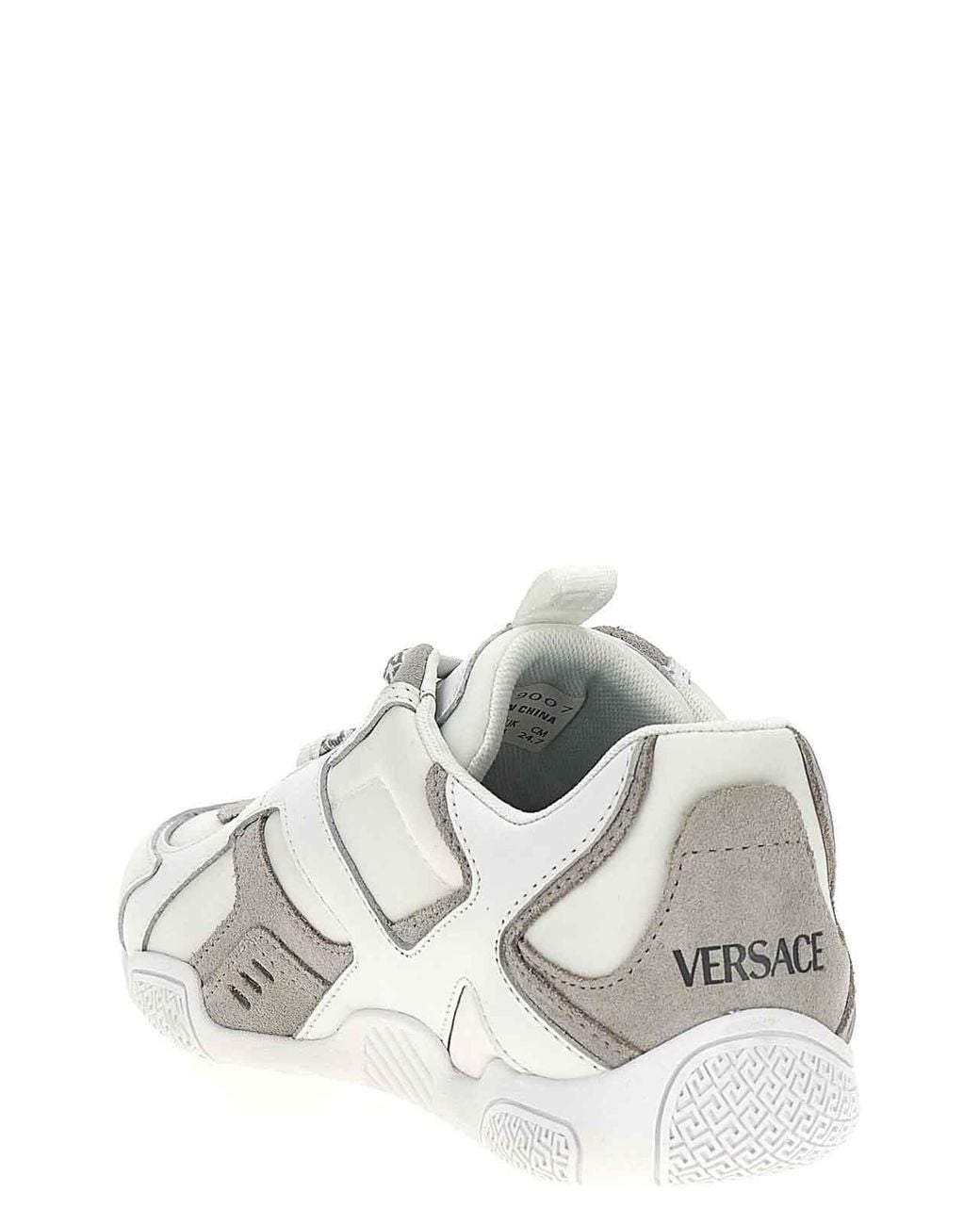 Baskets Galaxia En Cuir Versace en coloris White