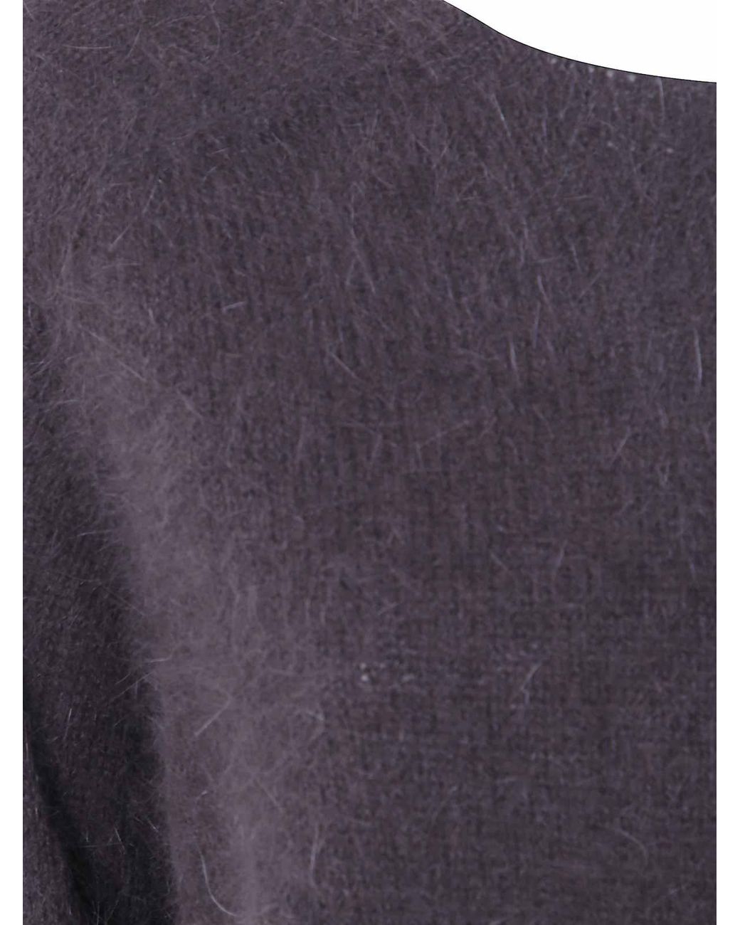 Nuur Blue Boxy Long Sleeves Round Neck Sweater