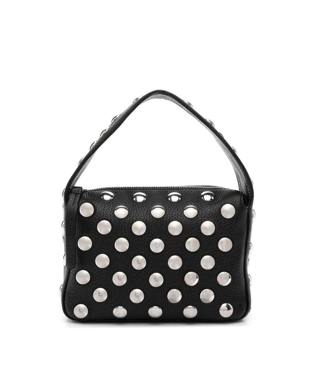 Khaite Black Elena Small Studded Leather Handbag