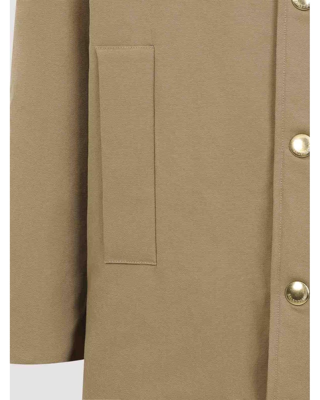 Balenciaga Natural Short Peacoat for men
