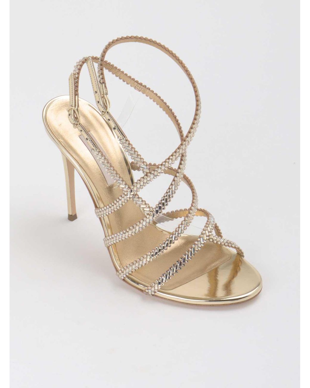Casadei Metallic Sandals