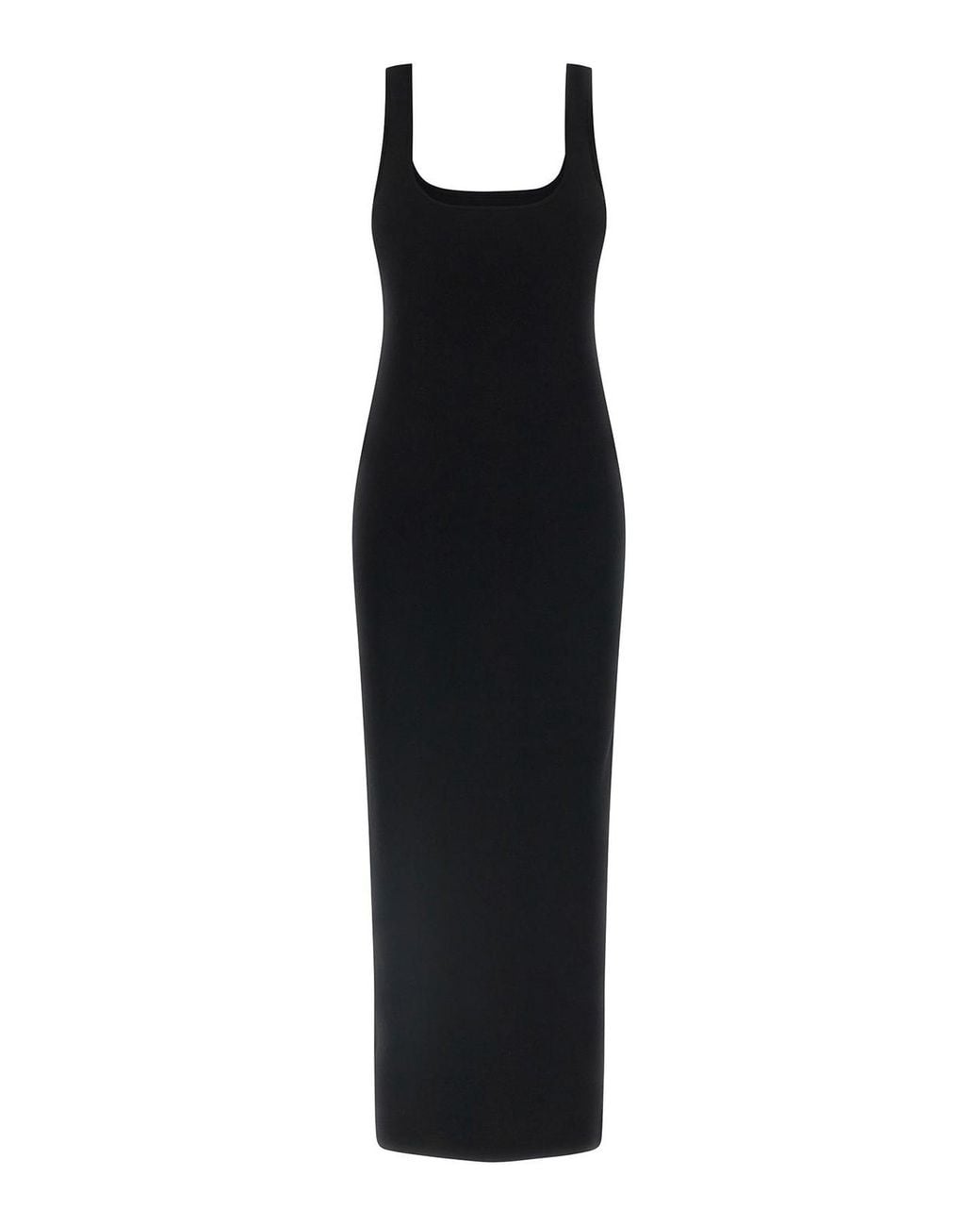 Entire studios Black Squared Neckline Dress