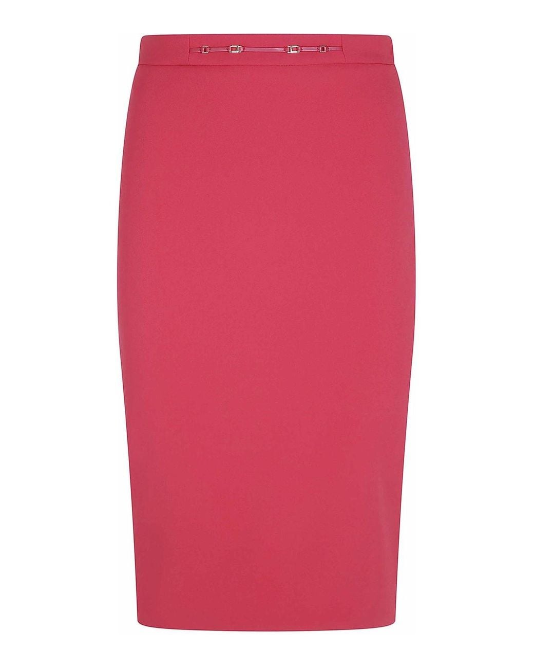 Elisabetta Franchi Pink Midi Skirt