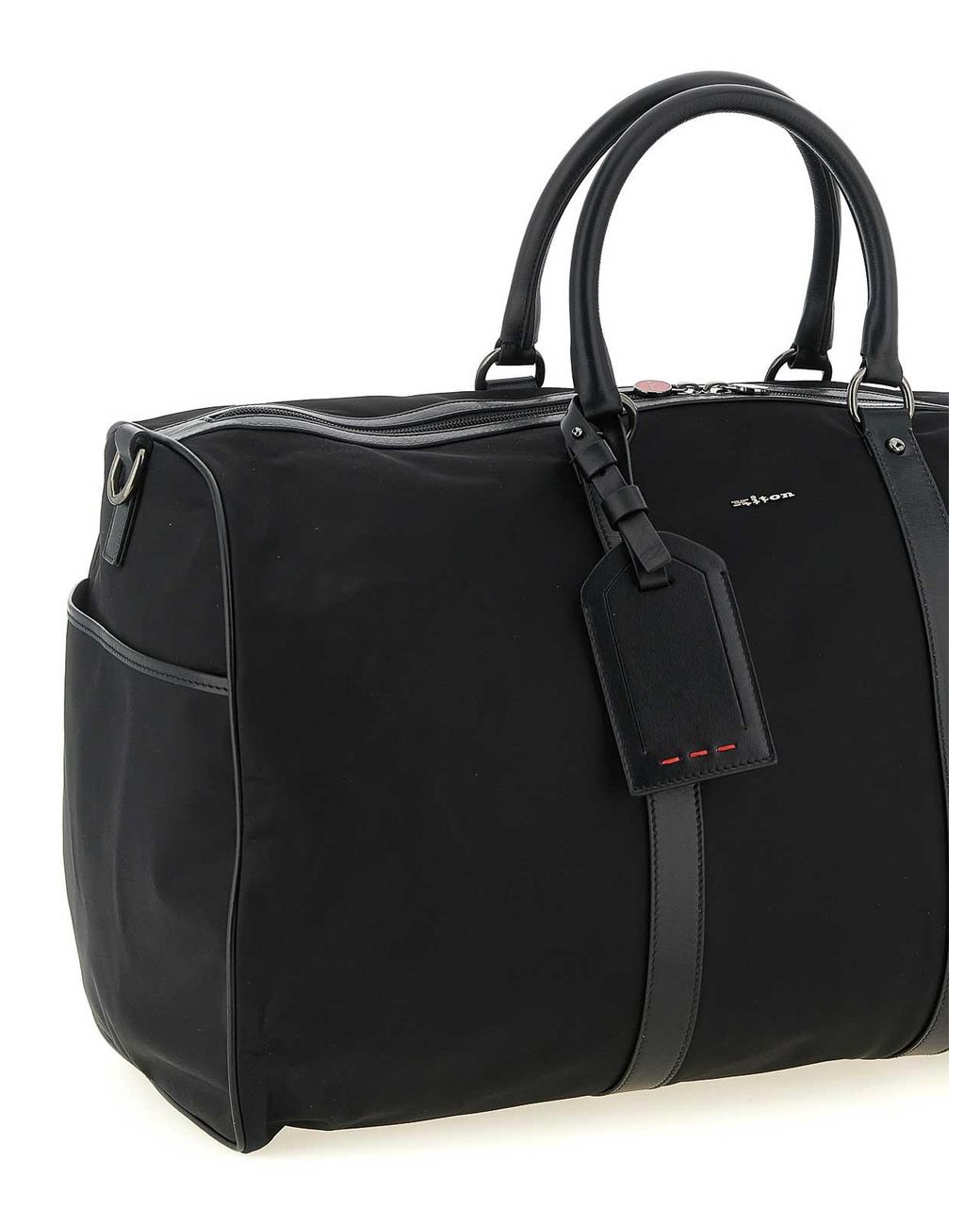 Kiton Black Weekend' Duffel Bag for men