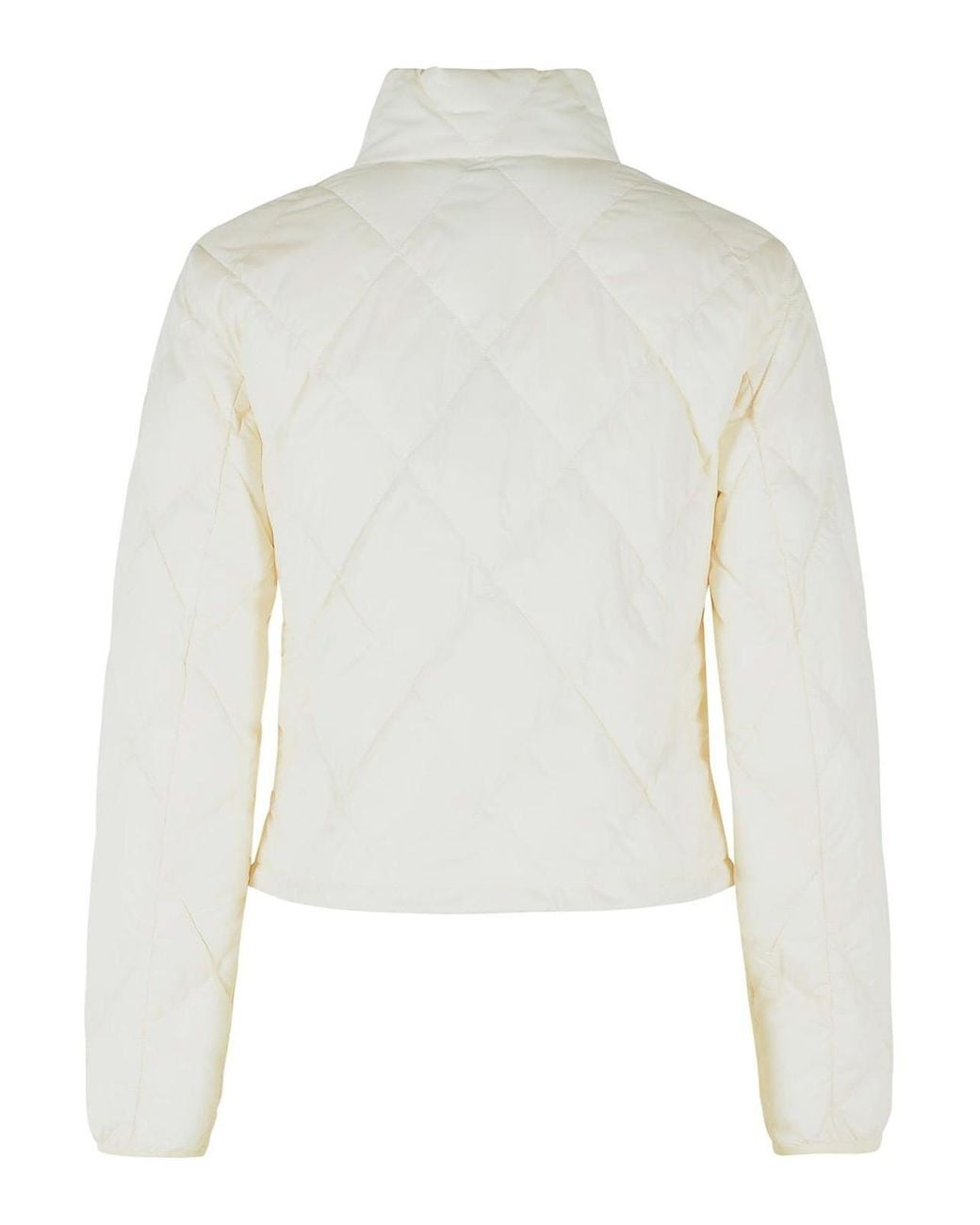 Burberry White Bramford Ivory Nylon Jacket