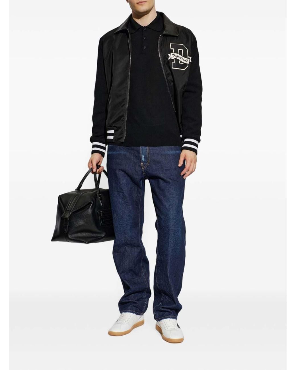 Suéter Cuello Redondo DSquared² de hombre de color Black