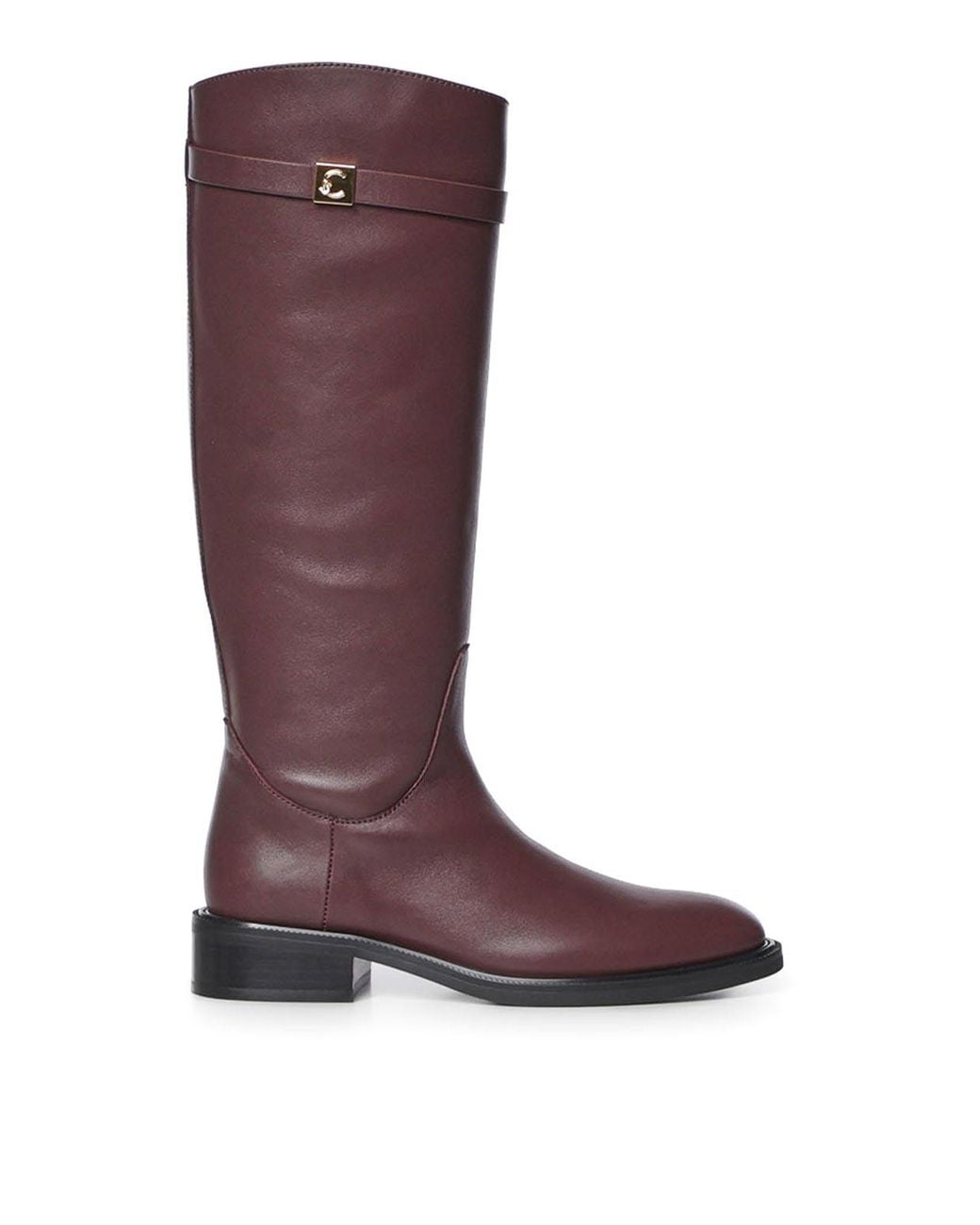 Coccinelle Purple Pansy Leather Boots