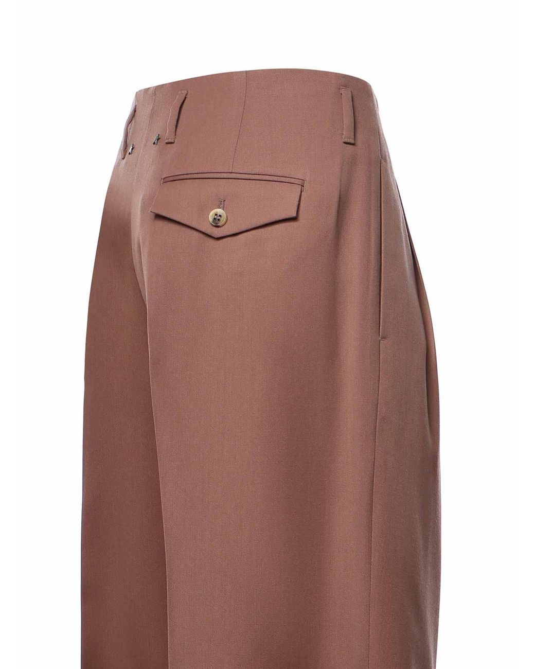 Golden Goose Deluxe Brand Brown Wool Palazzo Pants
