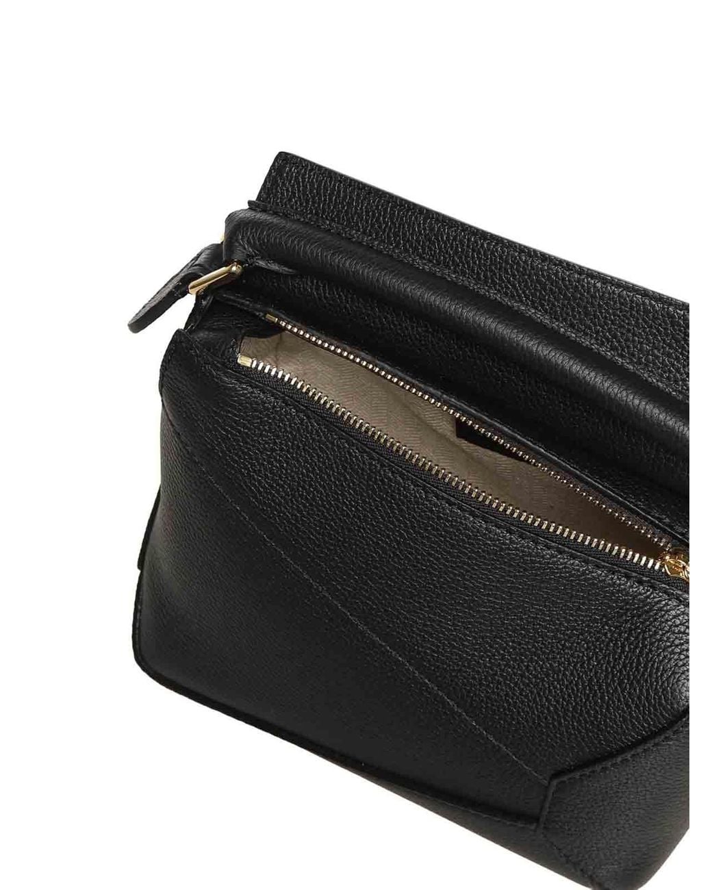 Loewe Black Puzzle Edge Mini Calfskin Bag