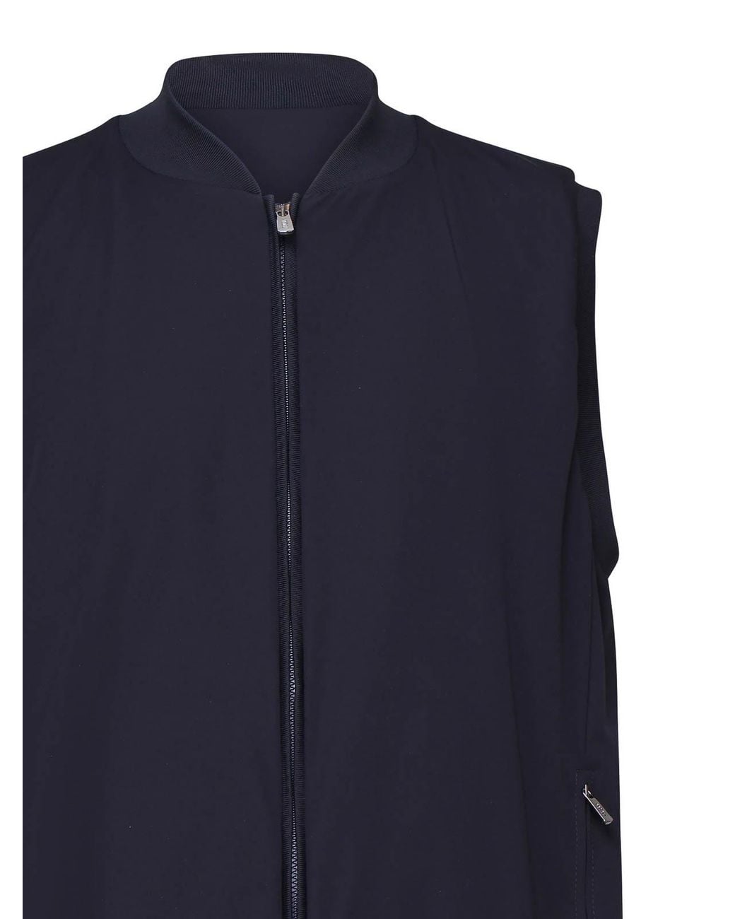 Fedeli Blue Nylon Vest for men