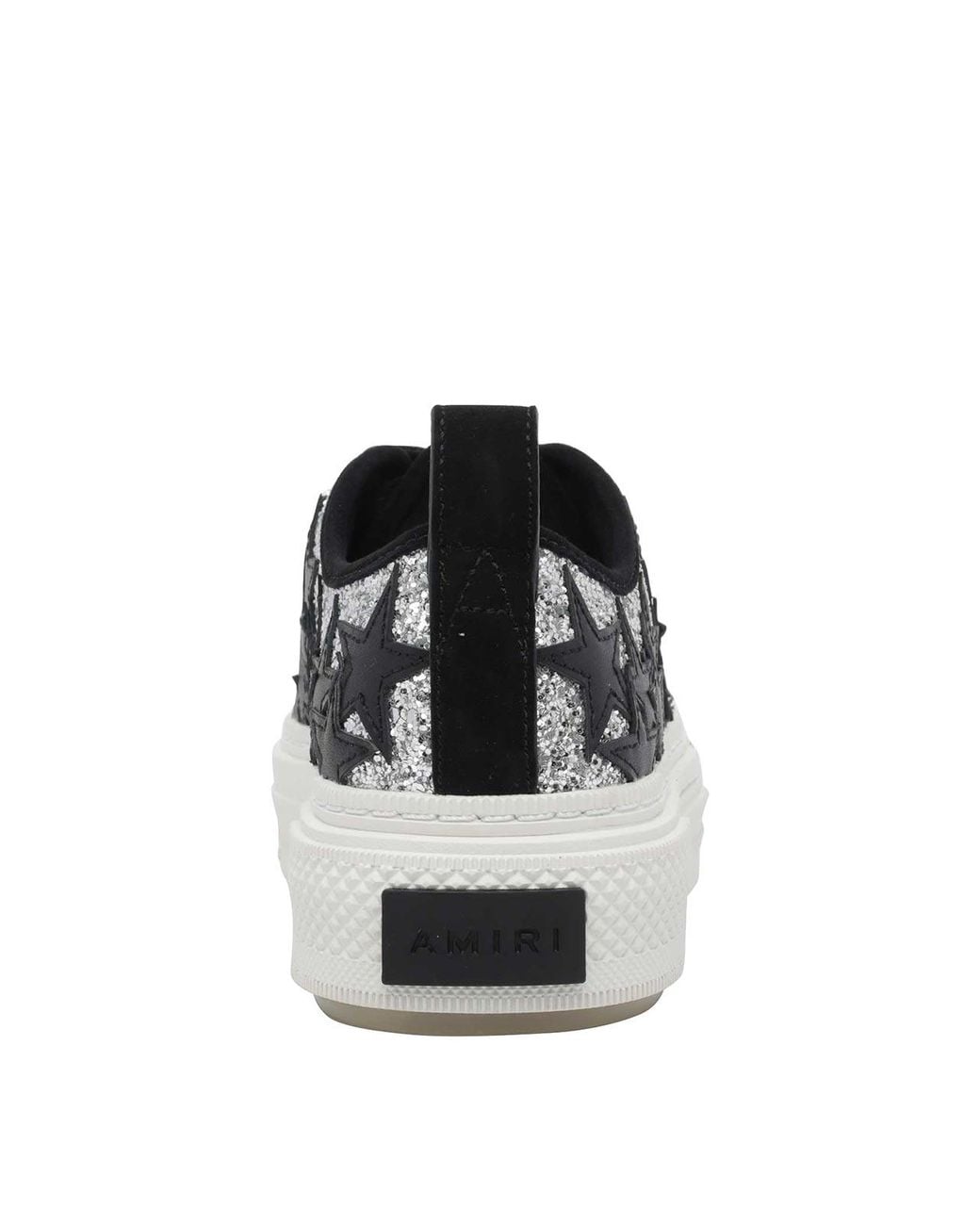 Amiri Black Glitter Star Court Sneakers