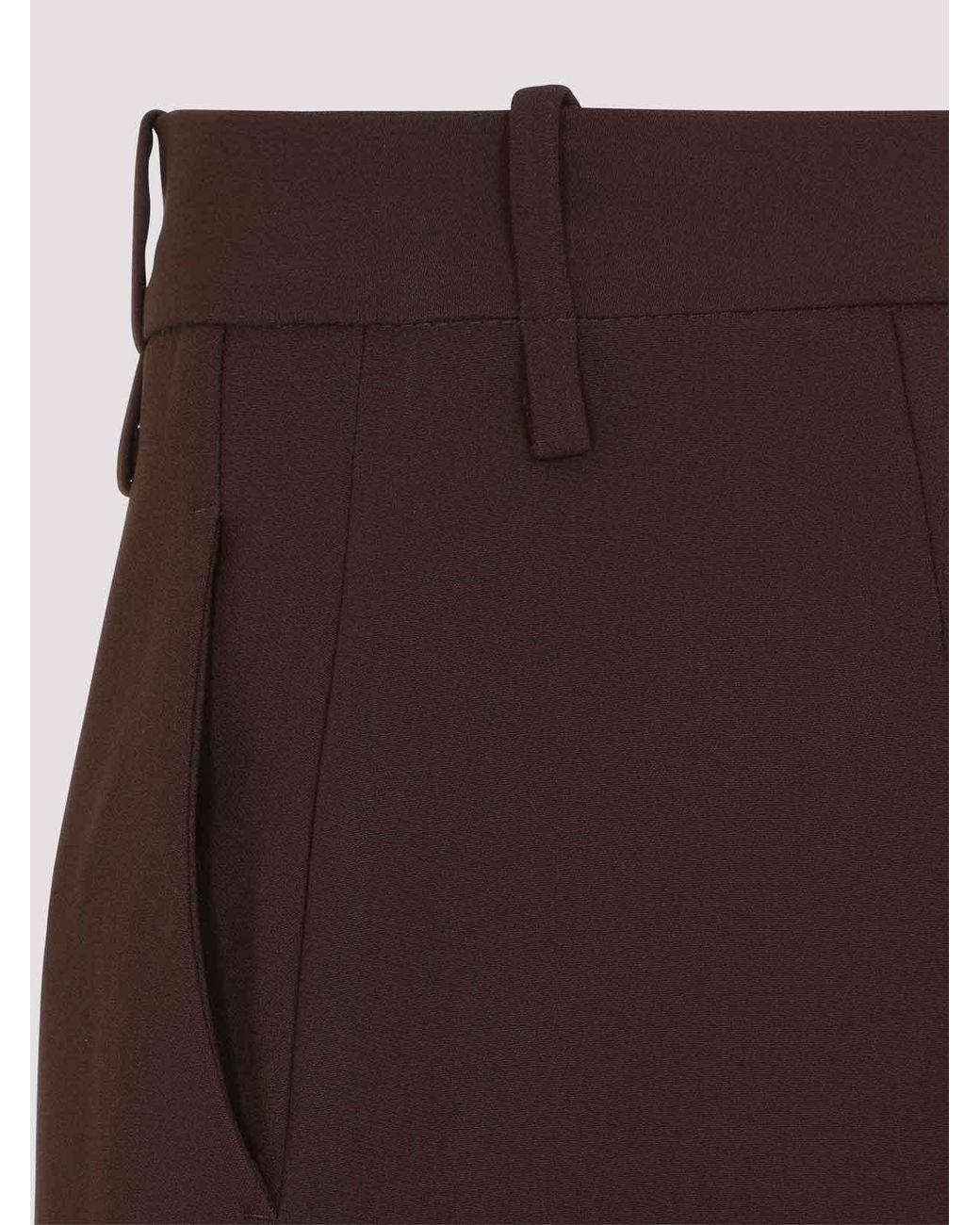 Ermanno Scervino Brown Wide Leg Trousers