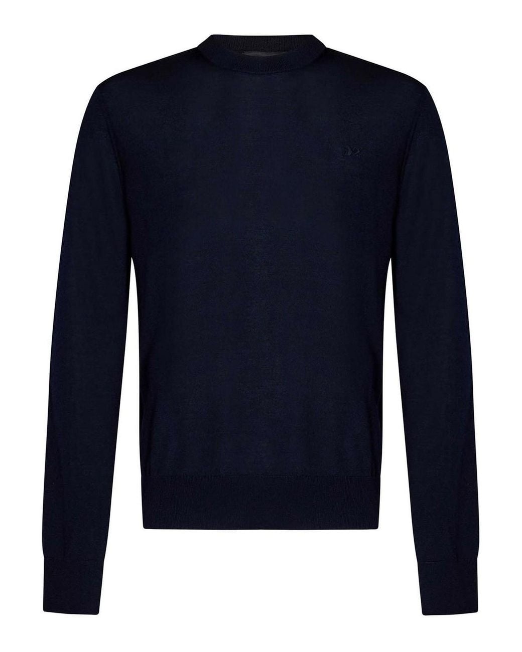 Suéter Cuello Redondo DSquared² de hombre de color Blue